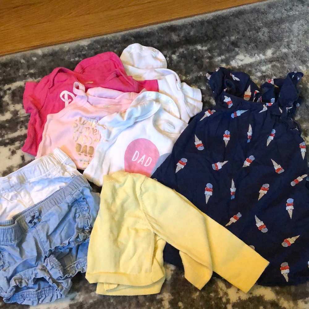Old Navy 6-12 month summer lot